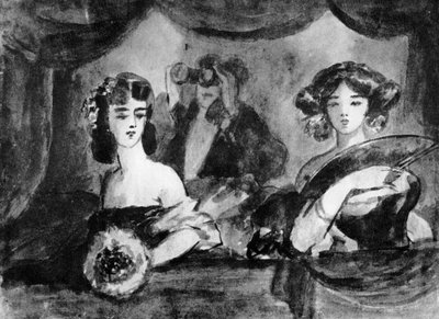 A teatro, XIX secolo da Constantin Guys