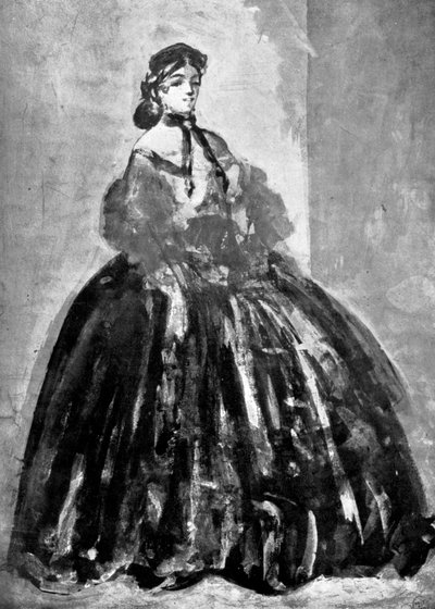 Ritratto di una donna, XIX secolo, 1930 da Constantin Guys