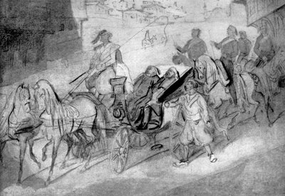 Funzionari turchi, 1930 da Constantin Guys
