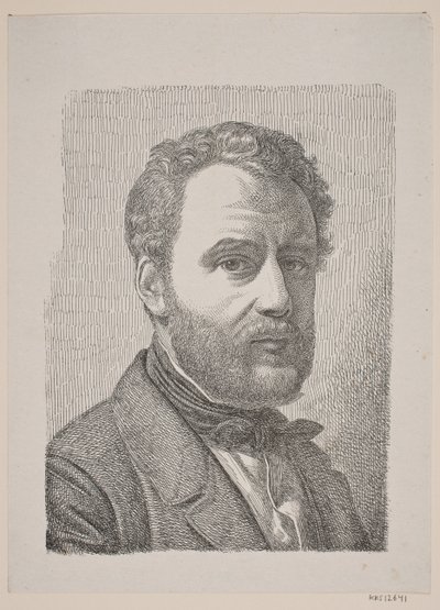 Ritratto di Wilhelm Marstrand da Constantin Hansen