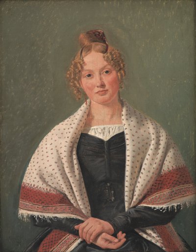 Ritratto di Hanne Wanscher, nata Wegener da Constantin Hansen