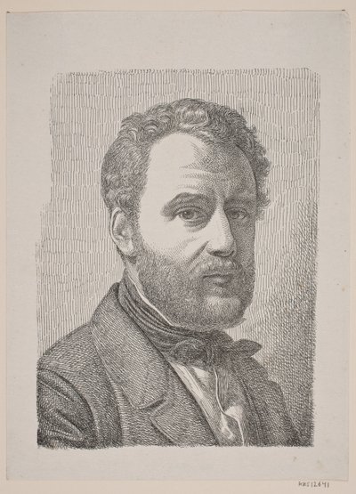 Ritratto di Wilhelm Marstrand da Constantin Hansen