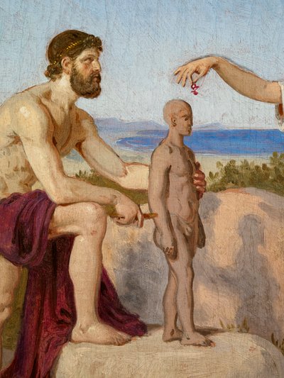 Prometeo che plasma l