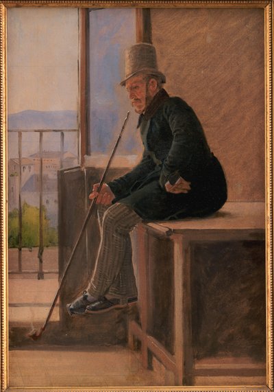 Il pittore Jørgen Sonne da Constantin Hansen
