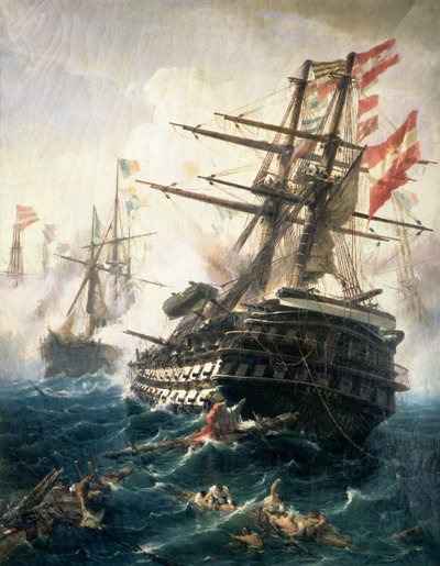 La battaglia di Lissa, combattuta tra l