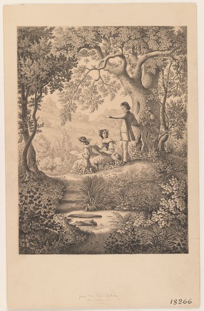 Lezione di disegno, 1865 da Constantine Hertzberg