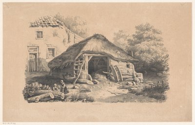 Stalla presso la fattoria
Il paesaggio (titolo della serie) da Constantinus Cornelis Huysmans