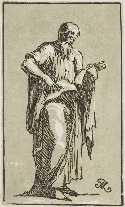 Un apostolo da Conte Antonio Maria Zanetti the Elder