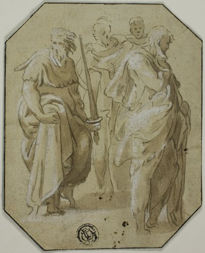 San Paolo e altre tre figure in piedi da Conte Antonio Maria Zanetti the Elder