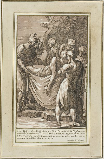 La sepoltura da Conte Antonio Maria Zanetti the Elder
