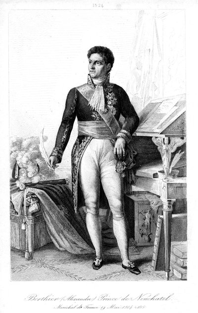 Louis Alexandre Berthier 1753-1815, Maresciallo di Francia, 1839 da Contenau