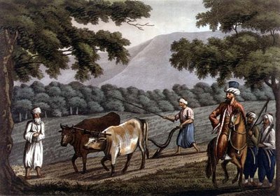 Agricoltura in Siria, inciso da Joseph Constantine Stadler (fl.1780-1812) pub. da J. White da Cooper (after) Willyams