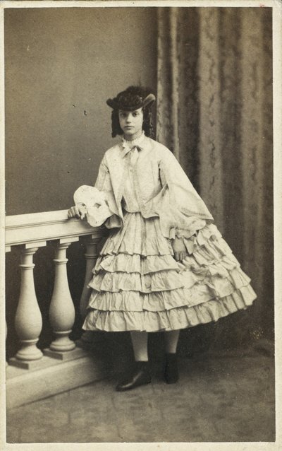 Ritratto della principessa Dagmar di Danimarca da Copenhagen Photo studio E. Lange