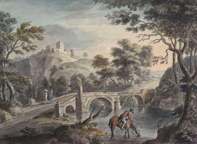 Paesaggio con ponte da Copplestone Warre Bamfylde