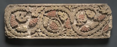 Fregio con fogliame e uva, 300-400 da Coptic Coptic