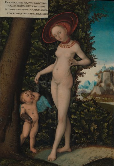 Venere con Cupido il ladro di miele da Copy after Lucas Cranach the Elder