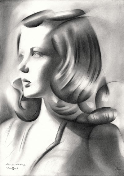 Profilo della donna classica da Corné Akkers