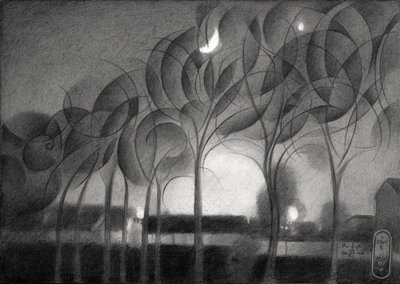 La notte della luna crescente da Corné Akkers