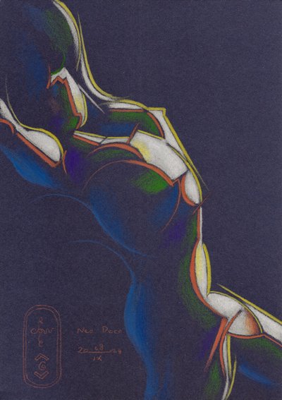 Figura astratta dinamica da Corné Akkers