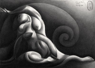 Figura della spirale dorata da Corné Akkers