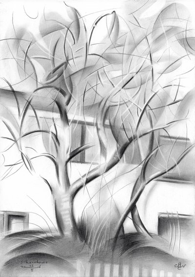 Alberi astratti moderni da Corné Akkers