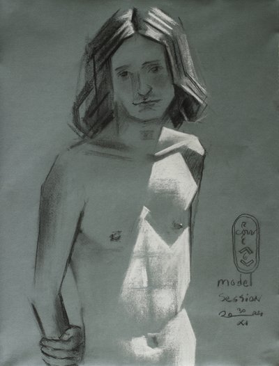 Disegno dal vero di nudo da Corné Akkers