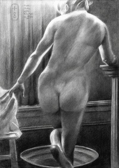 Studio di nudo, secondo Breitner - 23-12-25 da Corné Akkers