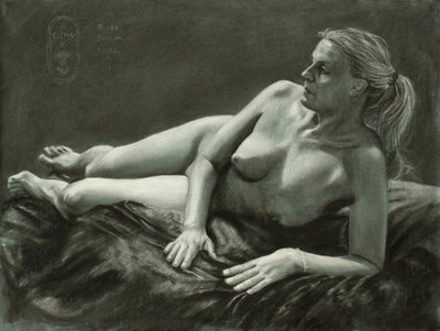 Figura nuda pensierosa da Corné Akkers