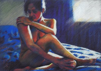 Nudo pensieroso al mattino da Corné Akkers