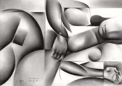 Figura geometrica sensuale da Corné Akkers