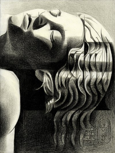 Ritratto di una donna serena da Corné Akkers