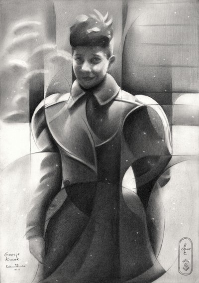 Cappotto invernale "Ragazzo sorridente" da Corné Akkers