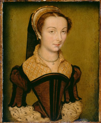 Ritratto di Louise de Halluin, dama di Cipierre, c. 1555 da Corneille de Lyon