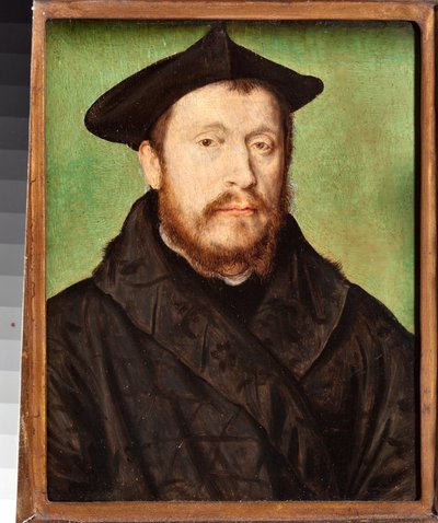 Ritratto di un uomo. Dipinto di Corneille de Lyon da Corneille de Lyon