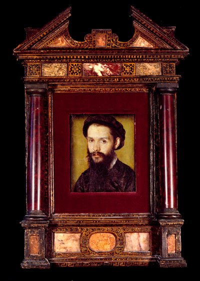 Ritratto di Clement des Marets detto Marot (1496-1544) poeta francese da Corneille de la  Haye