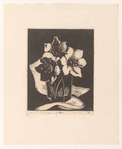 Vaso con fiori da Cornelia Vreede (signed by artist)
