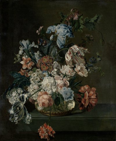 Natura morta con fiori da Cornelia van der Mijn (signed by artist)
