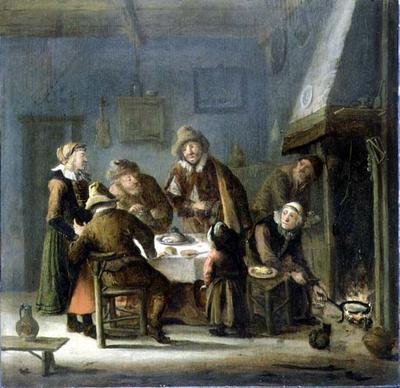 Gruppo in un interno da Cornelis Beelt
