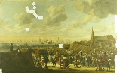 La partenza di Carlo II d