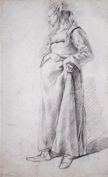 Contadina in piedi da Cornelis Pietersz Bega