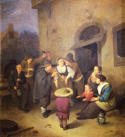 Musicisti di strada da Cornelis Pietersz Bega