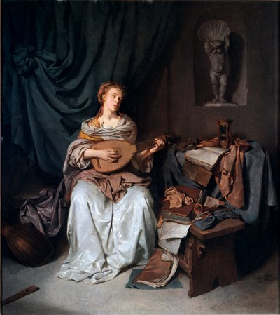 Il suonatore di chitarra da Cornelis Pietersz Bega