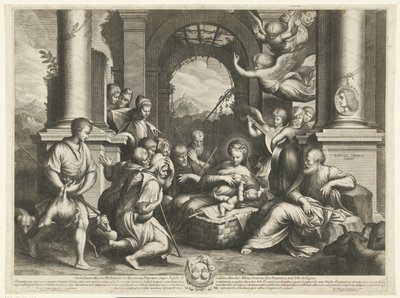 Adorazione dei pastori da Cornelis Bloemaert (II)
