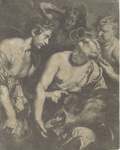 Meleagro e Atalanta da Cornelis Bloemaert (II)