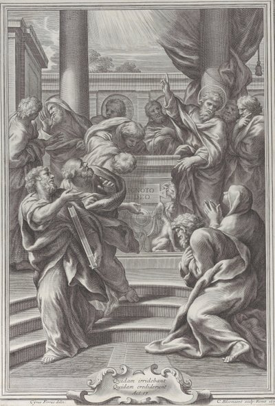 San Paolo che predica ad Atene da Cornelis Bloemaert