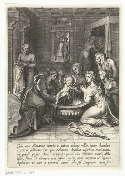 Tommaso mangia un foglio con Ave Maria, La vita di San Tommaso d