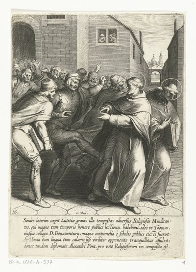 Tommaso e San Bonaventura vengono espulsi dall