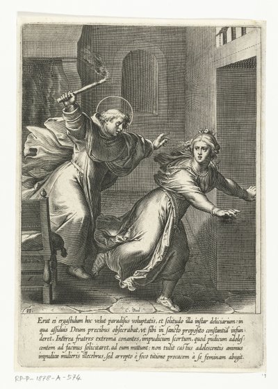 Tommaso scaccia la tentazione da Cornelis Boel