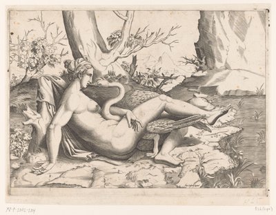 Leda e il cigno da Cornelis Bos (possibly)