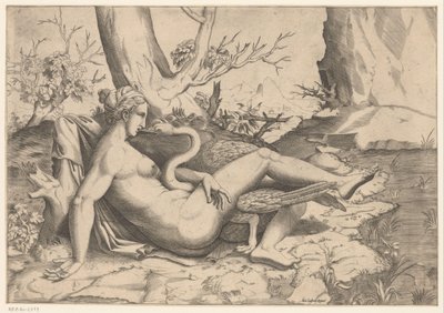 Leda e il cigno da Cornelis Bos (possibly)